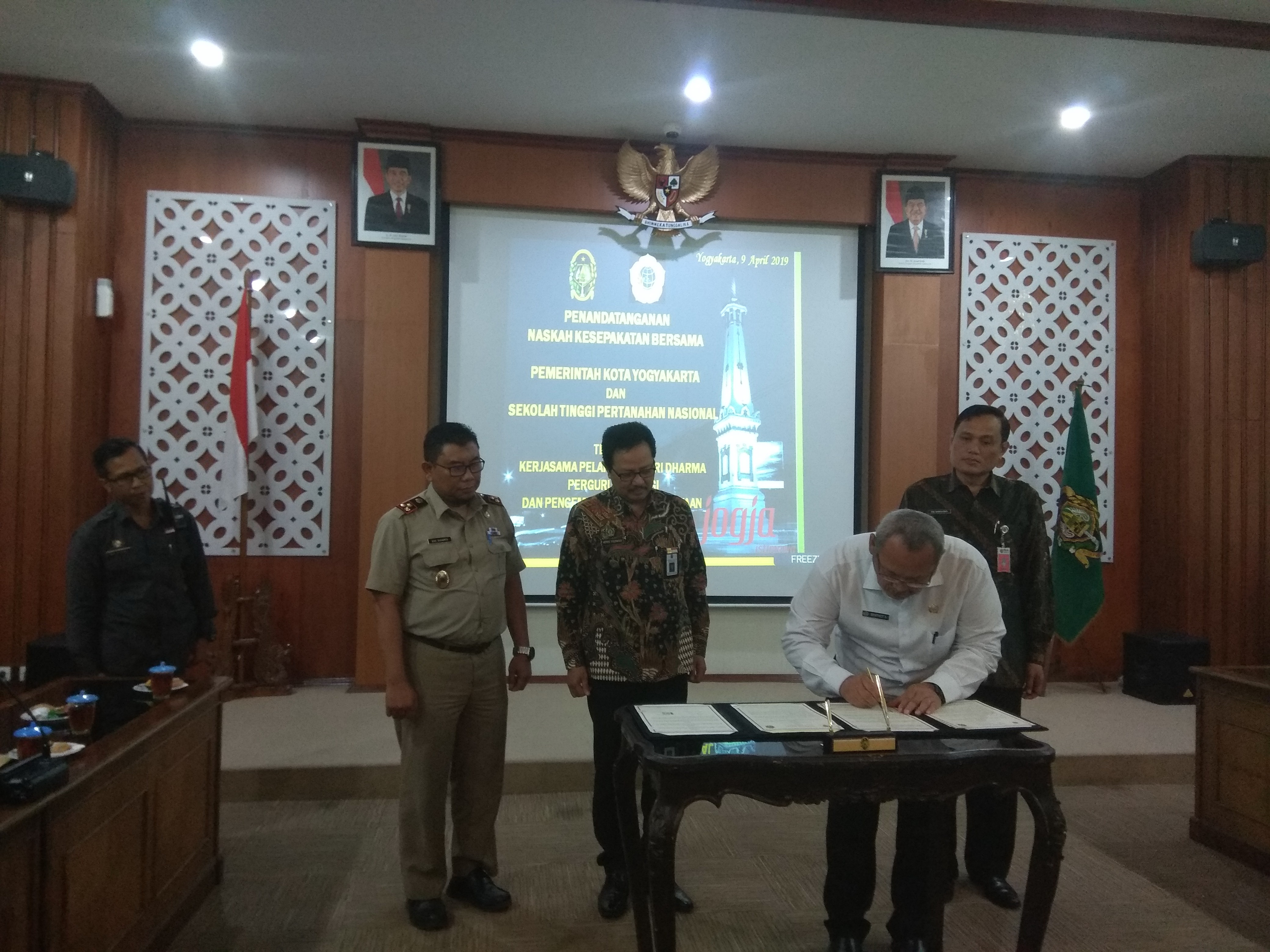Kesepakatan Bersama Pemerintah Kota Yogyakarta dengan Sekolah Tinggi Pertanahan Nasional